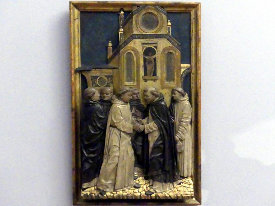 Giovanni Pietro e Giovanni Ambrogio De Donati (1497–1508), Der hl. Petrus Martyr nimmt Abschied von seinen Brüdern, Como, San Giovanni in Pedemonte (1814 zerstört), jetzt Berlin, Bode-Museum, Saal 130, 1497