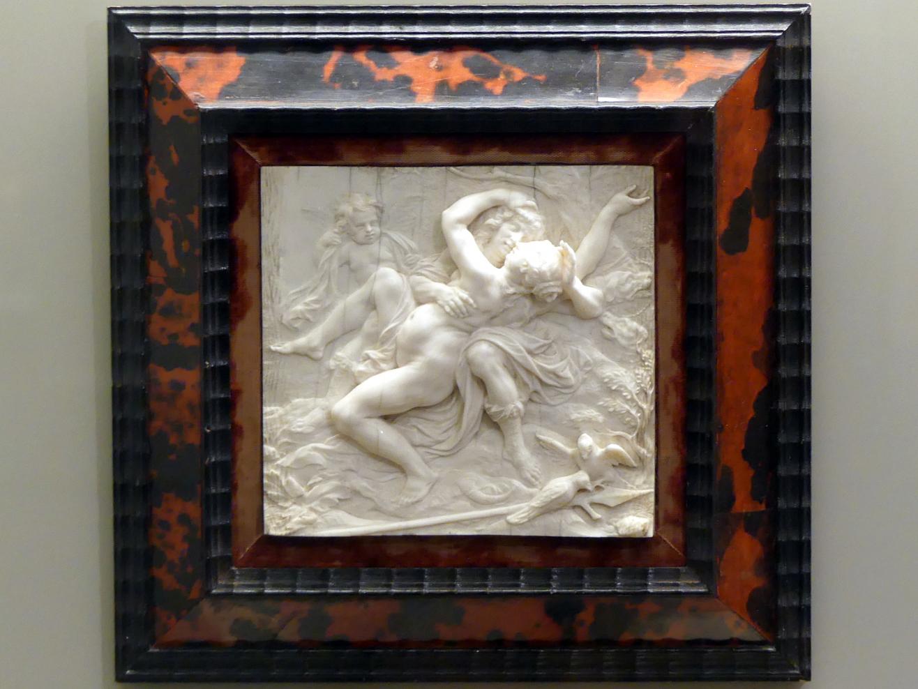 Joachim Henne (1675), Venus in den Armen von Adonis, Berlin, Bode-Museum, Saal 222, um 1670&ndash;1680