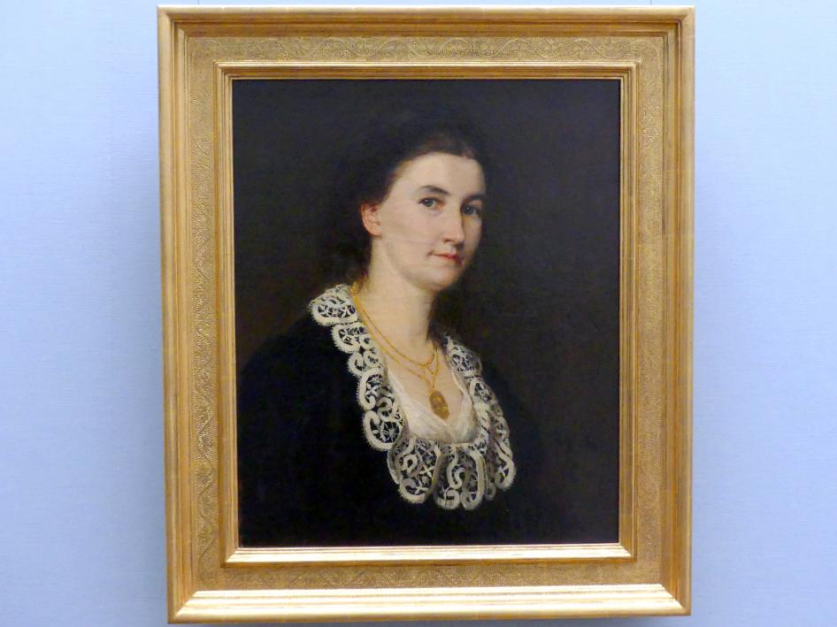 Marie Spieler (1876), Selbstbildnis, Berlin, Alte Nationalgalerie, Saal 304, Künstlerinnen der Nationalgalerie vor 1919, 1876