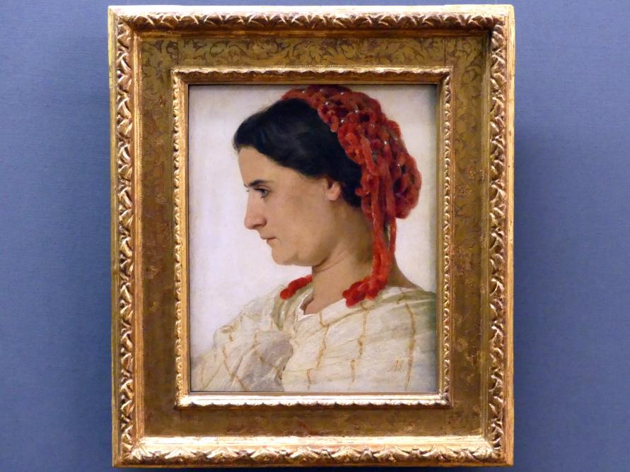 Arnold Böcklin (1851–1897), Angela Böcklin, Berlin, Alte Nationalgalerie, Saal 206, Deutschrömer, 1863