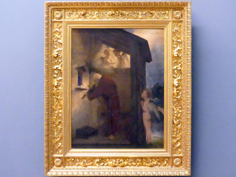 Arnold Böcklin (1851–1897), Der Einsiedler, Berlin, Alte Nationalgalerie, Saal 215, Historienmalerei, 1884