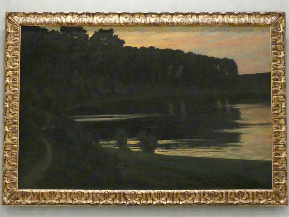 Walter Leistikow (1889&ndash;1903), Grunewaldsee, Berlin, Alte Nationalgalerie, Treppenhaus, 1895