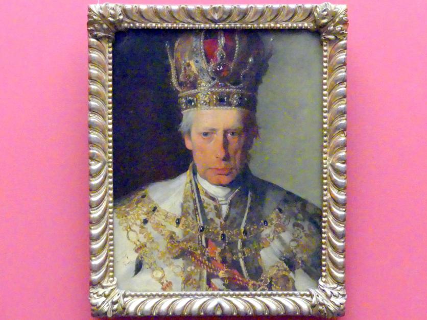 Friedrich von Amerling (1832–1843), Kaiser Franz I. von Österreich, Berlin, Alte Nationalgalerie, Saal 104, Realismus in Deutschland und Österreich, 1832