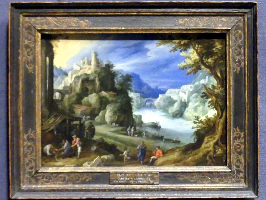 Paul Bril (1592–1624), Phantasielandschaft, Edinburgh, Scottish National Gallery, Saal 4, Kabinettstücke, 1598