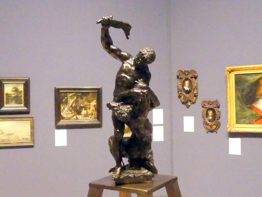 Adriaen de Vries (1587&ndash;1621), Kain erschlägt Abel, Edinburgh, Scottish National Gallery, Saal 4, Kabinettstücke, 1612