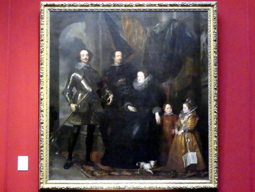 Anthonis (Anton) van Dyck (1614–1641), Porträt der Familie Lomellini, Edinburgh, Scottish National Gallery, Saal 7, Niederländische und flämische Malerei, um 1625–1627