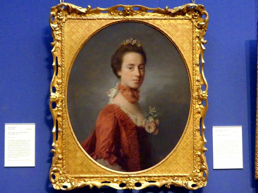 Allan Ramsay (1736–1766), Mary Degg, Ehefrau Robert Manners (1737-1829), Edinburgh, Scottish National Gallery, Saal 14, Kunst des 18. und 19. Jahrhunderts, um 1760–1770