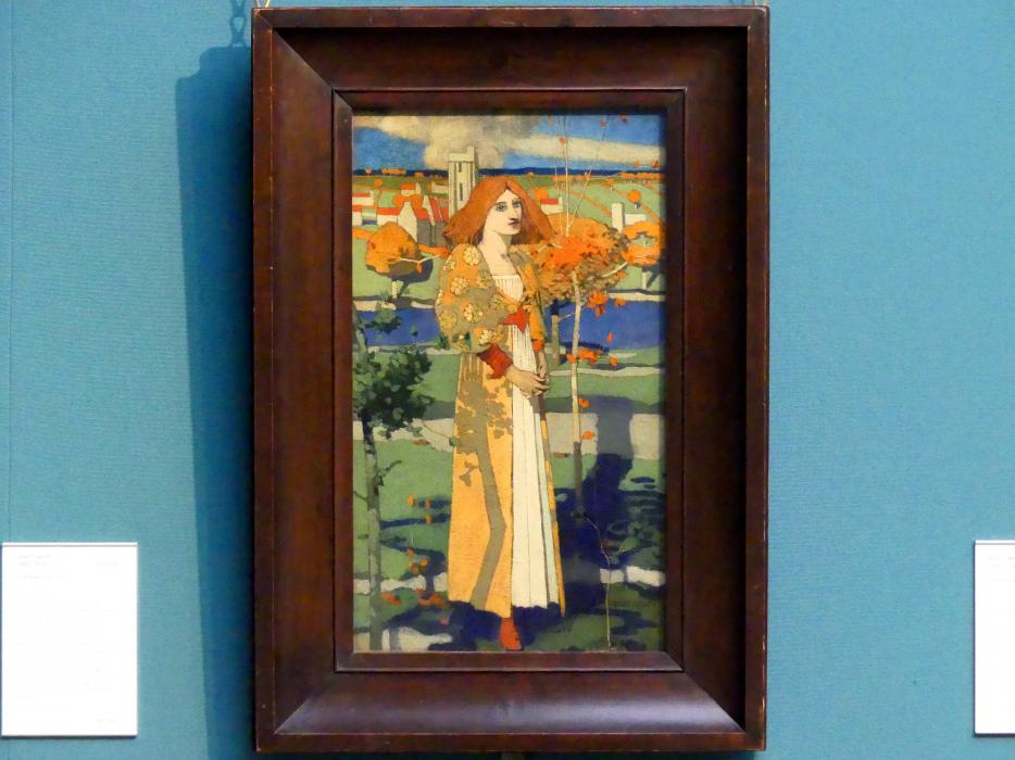 David Gauld (1889), Heilige Agnes, Edinburgh, Scottish National Gallery, Saal 17, Einhundert Jahre Schottische Kunst 1820-1920, 1889–1890