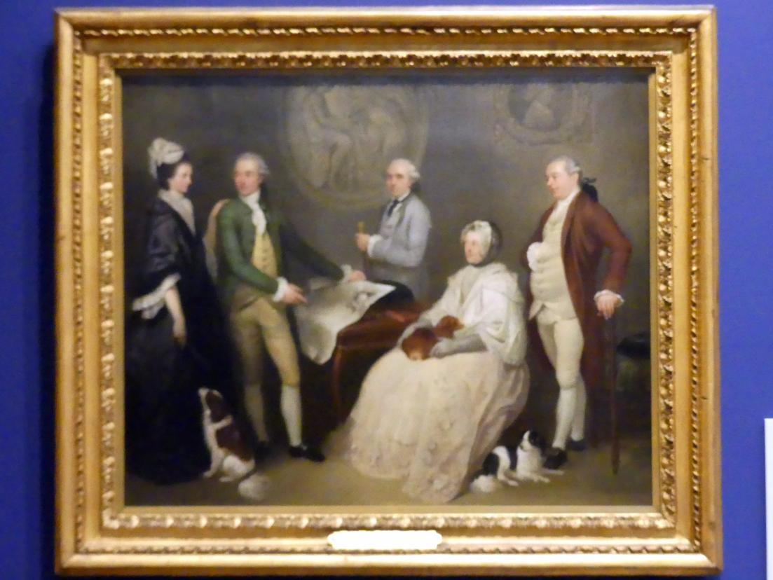 Franciszek Smuglewicz (1780&ndash;1794), James Byres of Tonley (1734-1817) mit Familienmitgliedern, Edinburgh, Scottish National Portrait Gallery, Saal 5-6, um 1780