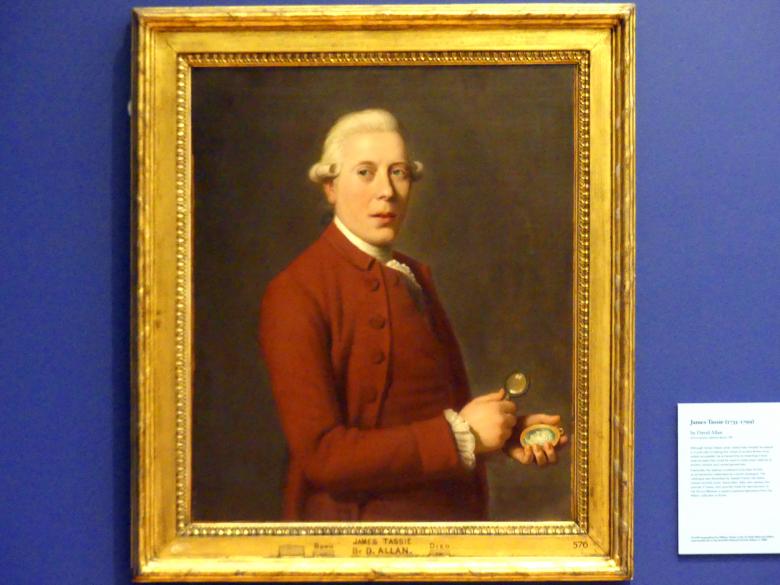 David Allan (1780–1785), James Tassie (1735-1799), Edinburgh, Scottish National Portrait Gallery, Saal 5-6, um 1781