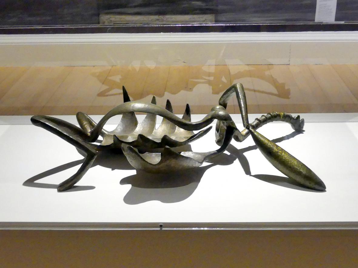 Alberto Giacometti (1914&ndash;1965), Frau mit durchgeschnittener Kehle, Edinburgh, Scottish National Gallery of Modern Art, Gebäude One, Saal 20: jenseits des Realismus - Dada und Surrealismus, 1932, Bild 3/5