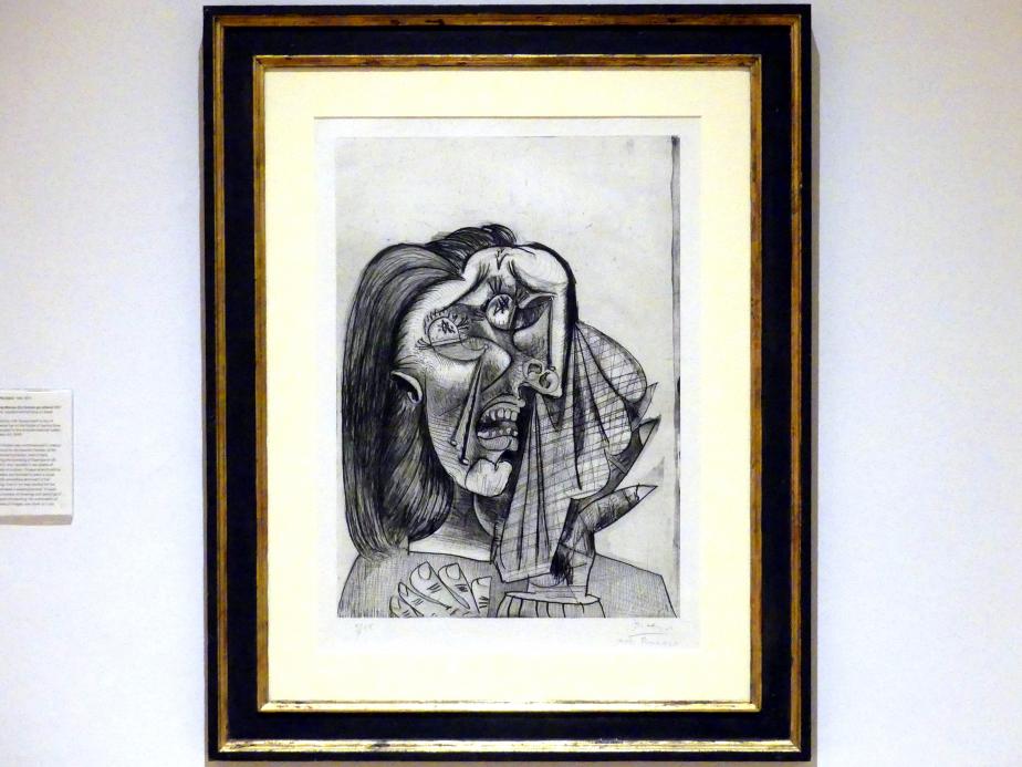 Pablo Picasso (1897&ndash;1972), Weinende Frau, Edinburgh, Scottish National Gallery of Modern Art, Gebäude One, Saal 22: Symbole des Leidens, 1937