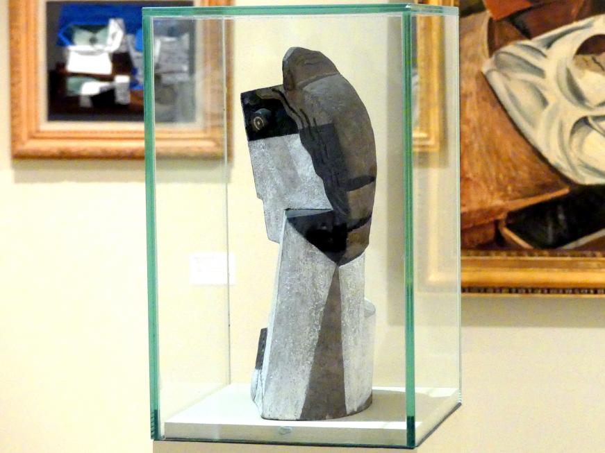 Henri Laurens (1915&ndash;1947), Frauenkopf (Céline Arnauld), Prag, Nationalgalerie im Messepalast, 1918-1939, Saal 4, 1919