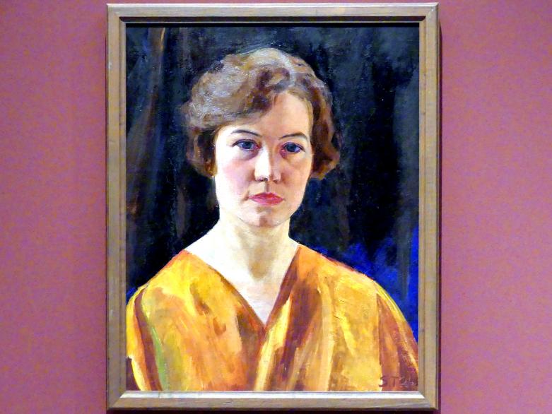 Sláva Tonderová-Zátková (1924), Selbstporträt, Prag, Nationalgalerie im Messepalast, 1918-1939, Saal 13, 1924