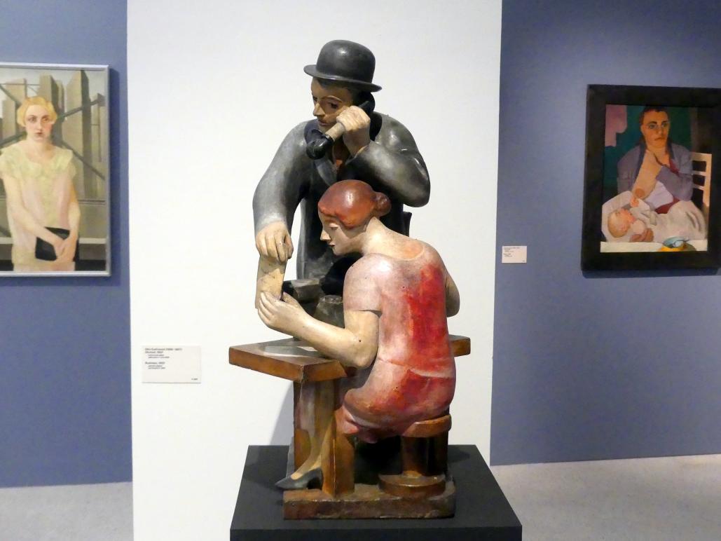 Otto Gutfreund (1910&ndash;1925), Geschäft, Prag, Nationalgalerie im Messepalast, 1918-1939, Saal 14, 1923