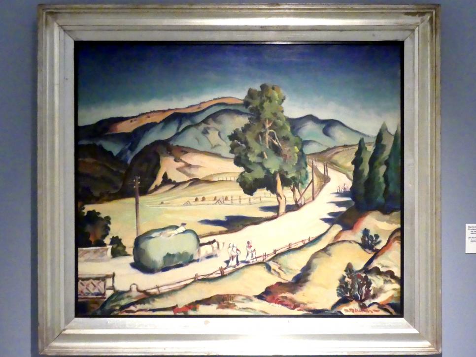 Martin Benka (1926–1935), Auf der Straße, Prag, Nationalgalerie im Messepalast, 1918-1939, Saal 16, 1926