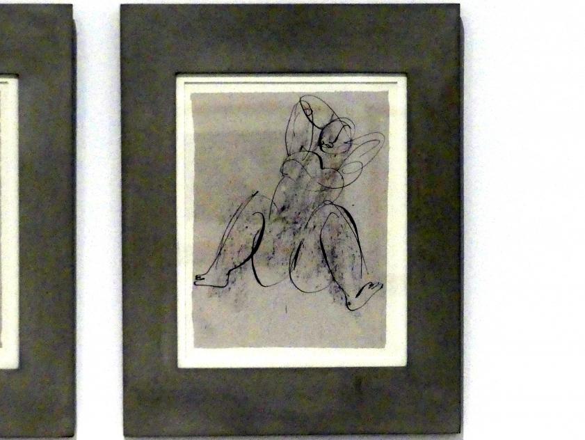 Jean Fautrier (1921&ndash;1958), Halleluja, Katechismus des Dianus, Madrid, Museo Reina Sofía, Saal 401, 1947, Bild 5/6