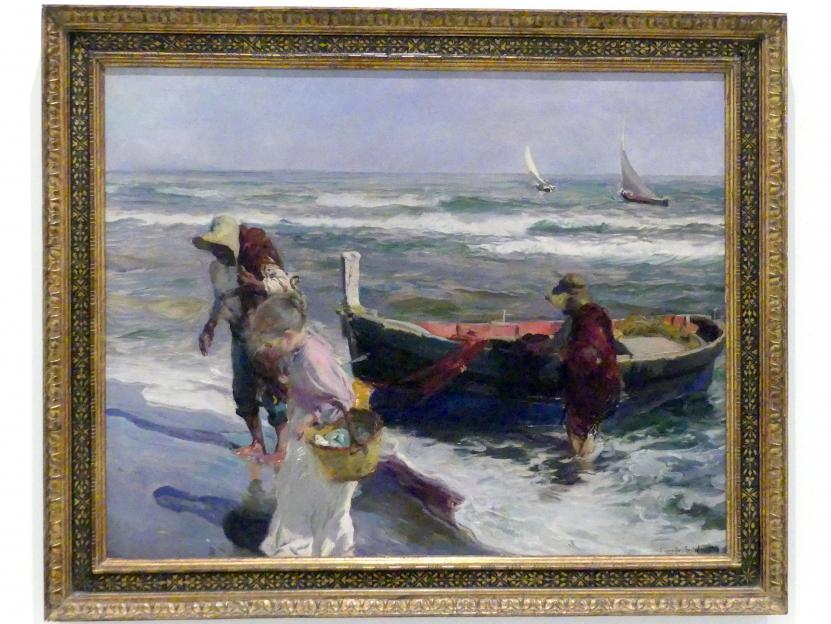 Joaquín Sorolla (1899–1910), Rückkehr vom Fischen, Madrid, Museo Reina Sofía, Saal 201.02, 1899