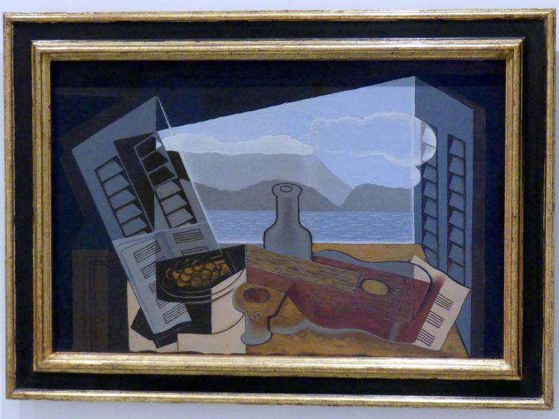 Juan Gris (1911&ndash;1926), Offenes Fenster, Madrid, Museo Reina Sofía, Saal 208, 1921