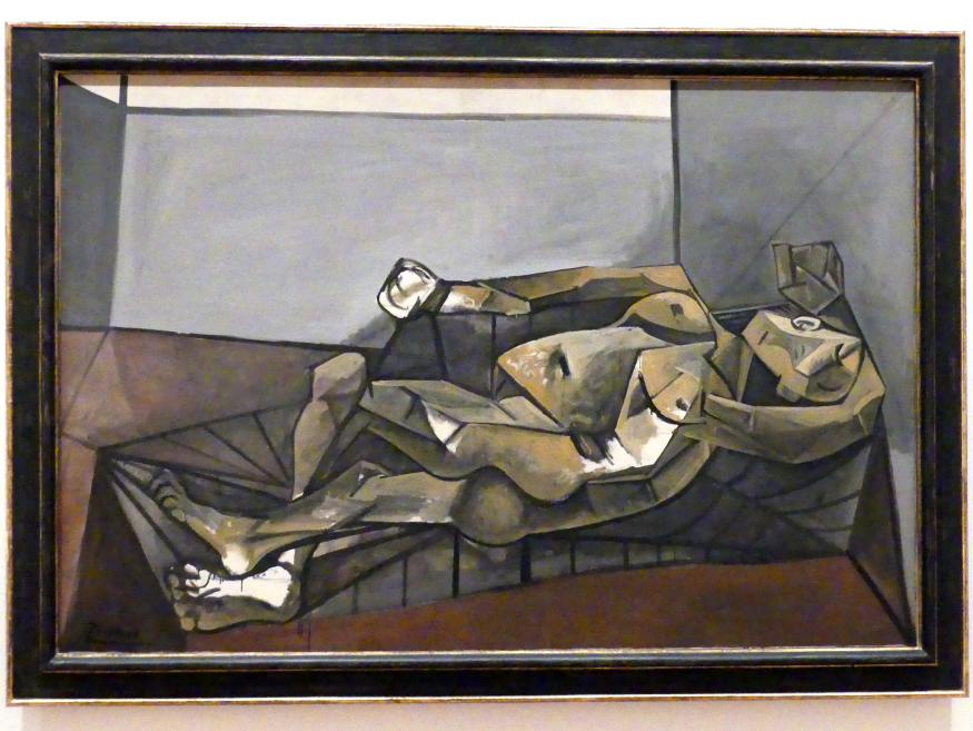 Pablo Picasso (1897–1972), Großer liegender Akt, Berlin, Museum Berggruen, Stülerbau, 1. Obergeschoss, 1942, Bild 1/2