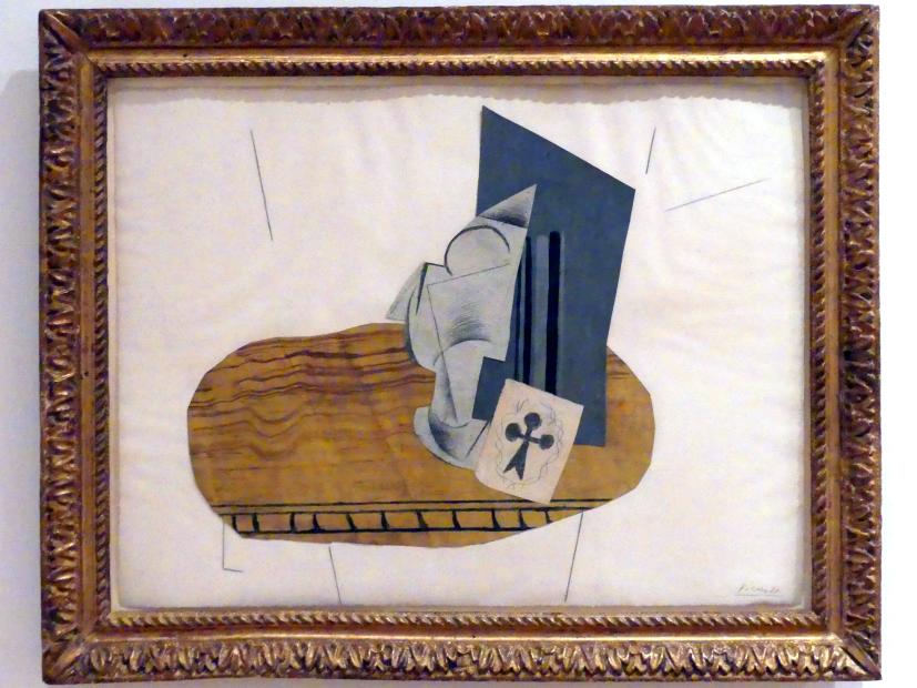 Pablo Picasso (1897–1972), Glas und Kreuz-As, Berlin, Museum Berggruen, Stülerbau, 1. Obergeschoss, 1914