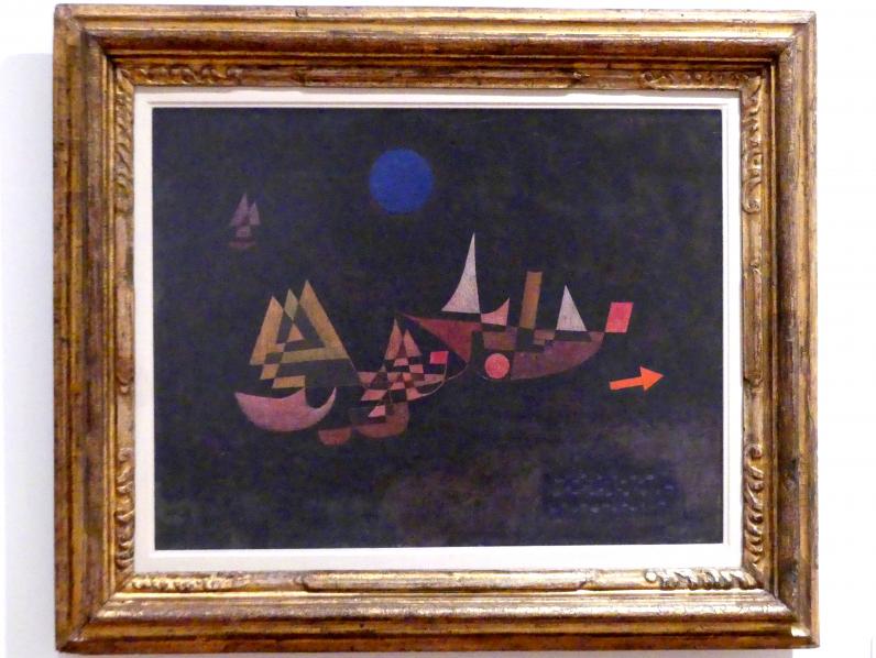 Paul Klee (1904&ndash;1940), Abfahrt der Schiffe, Berlin, Museum Berggruen, Kommandantenhaus, 2. Obergeschoss, 1927