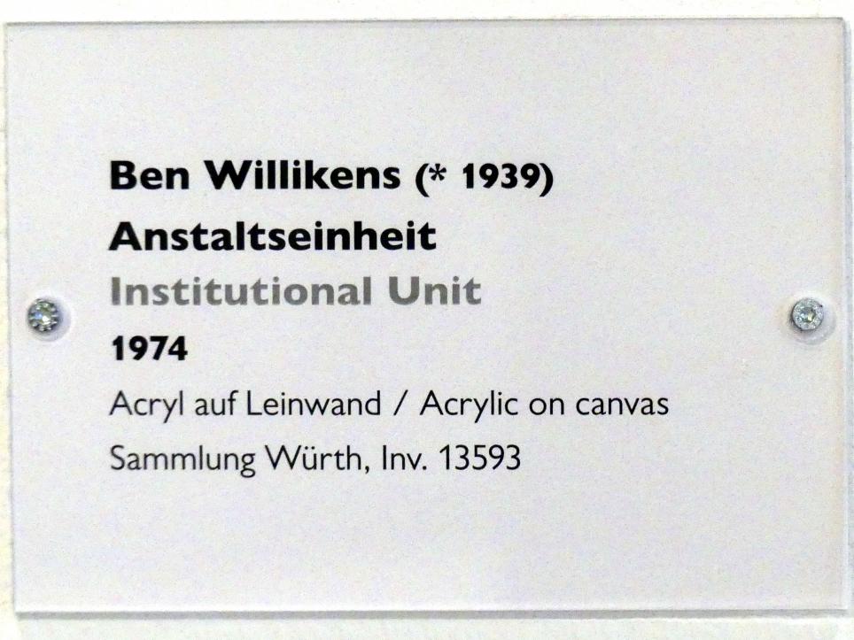 Ben Willikens (1974&ndash;2012), Anstaltseinheit, Schwäbisch Hall, Kunsthalle Würth, Ausstellung "Lust auf mehr" vom 30.09.2019 - 20.09.2020, Erdgeschoss, 1974, Bild 2/2