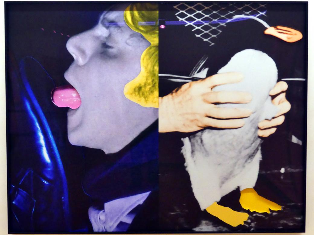 John Baldessari (1970&ndash;2009), Hands and/or Feet (Part Two): Shoe/Tongue/Penguin, Schwäbisch Hall, Kunsthalle Würth, Ausstellung "Lust auf mehr" vom 30.09.2019 - 20.09.2020, Obergeschoss, 2009