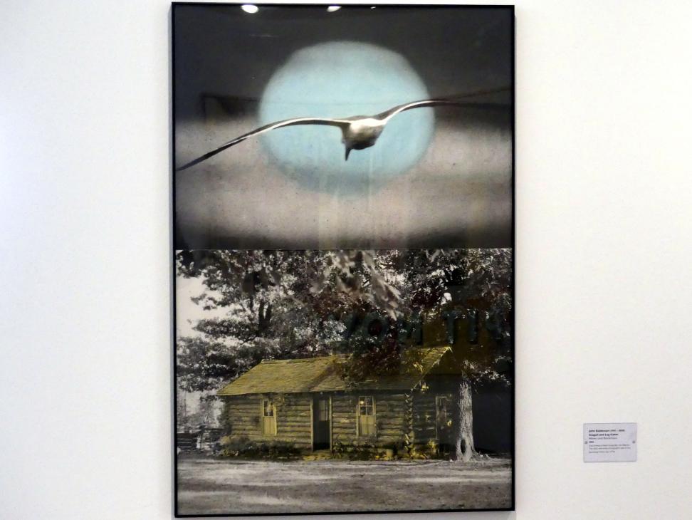 John Baldessari (1970&ndash;2009), Möwe und Blockhaus, Schwäbisch Hall, Kunsthalle Würth, Ausstellung "Lust auf mehr" vom 30.09.2019 - 20.09.2020, Obergeschoss, 1991