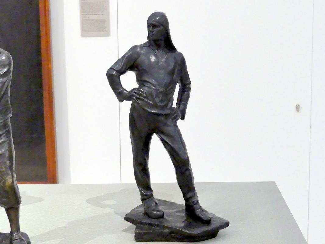 Constantin Meunier (1884&ndash;1897), Hafenarbeiter, Prag, Nationalgalerie im Messepalast, Das lange Jahrhundert, Saal 7, 1884