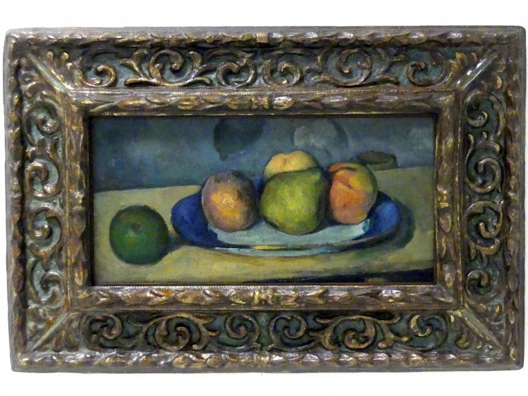 Paul Cézanne (1866&ndash;1906), Obst, Prag, Nationalgalerie im Messepalast, Das lange Jahrhundert, Saal 13, 1879&ndash;1882