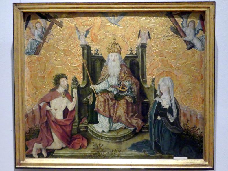 Christus und Maria als Fürbitter vor Gottvater, Karlsruhe, Staatliche Kunsthalle, Saal 16, 1506
