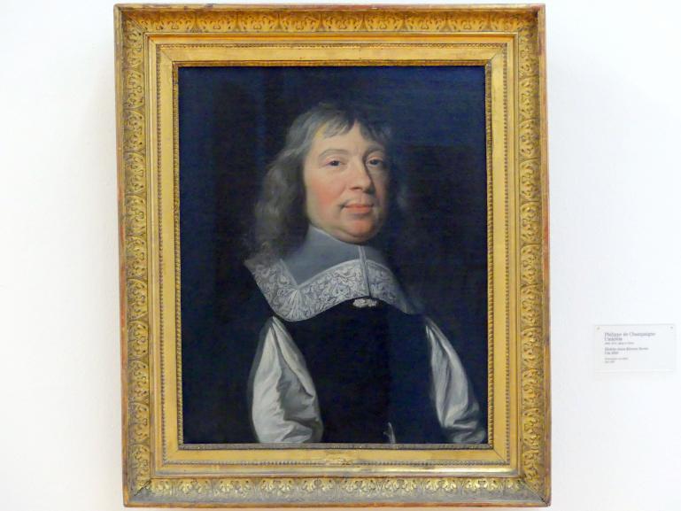 Philippe de Champaigne (Umkreis) (1650), Bildnis eines älteren Herrn, Karlsruhe, Staatliche Kunsthalle, Saal 20, um 1650