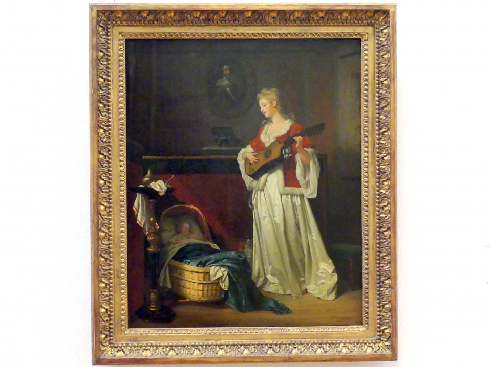 Marguerite Gérard (1785–1803), Schlafe, mein Kind, Karlsruhe, Staatliche Kunsthalle, Saal 37, 1783–1788, Bild 1/2