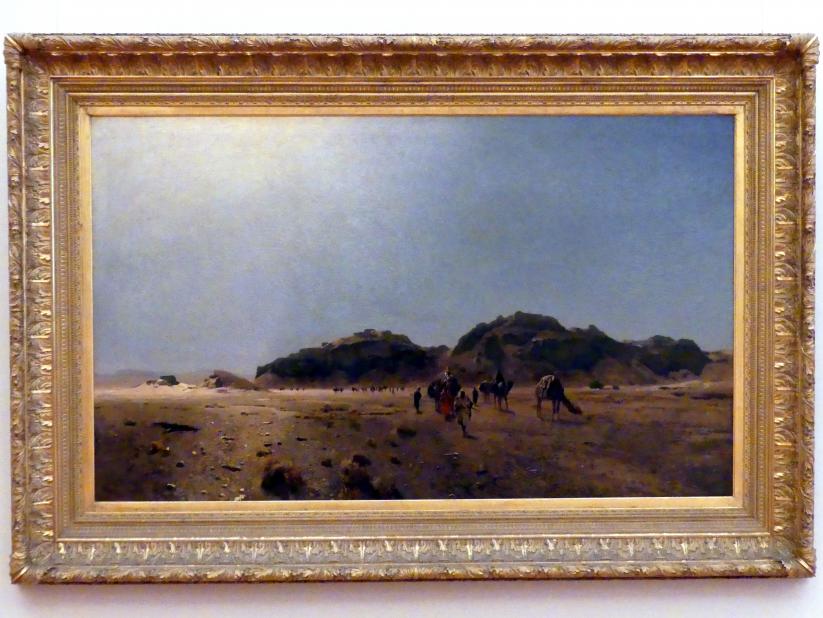 Eugen Bracht (1861&ndash;1902), In der Wüste Araba, Karlsruhe, Staatliche Kunsthalle, Saal 63, 1882