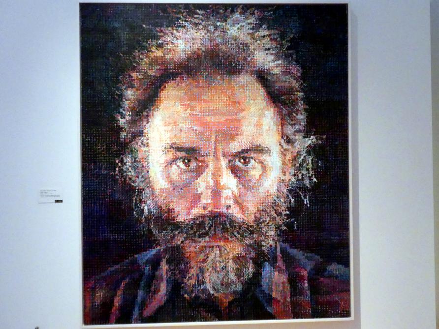 Chuck Close (1986), Lucas I, New York, Metropolitan Museum of Art (Met), Saal 915, 1986–1987