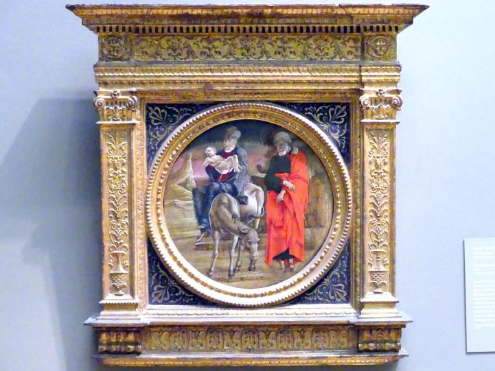Cosmè (Cosimo) Tura (1457&ndash;1486), Flucht nach Ägypten, New York, Metropolitan Museum of Art (Met), Saal 644, um 1470&ndash;1480