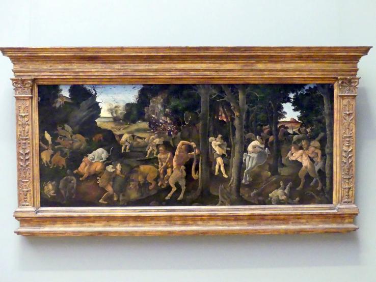 Piero di Cosimo (1481–1512), Jagdszene, New York, Metropolitan Museum of Art (Met), Saal 642, um 1494–1500