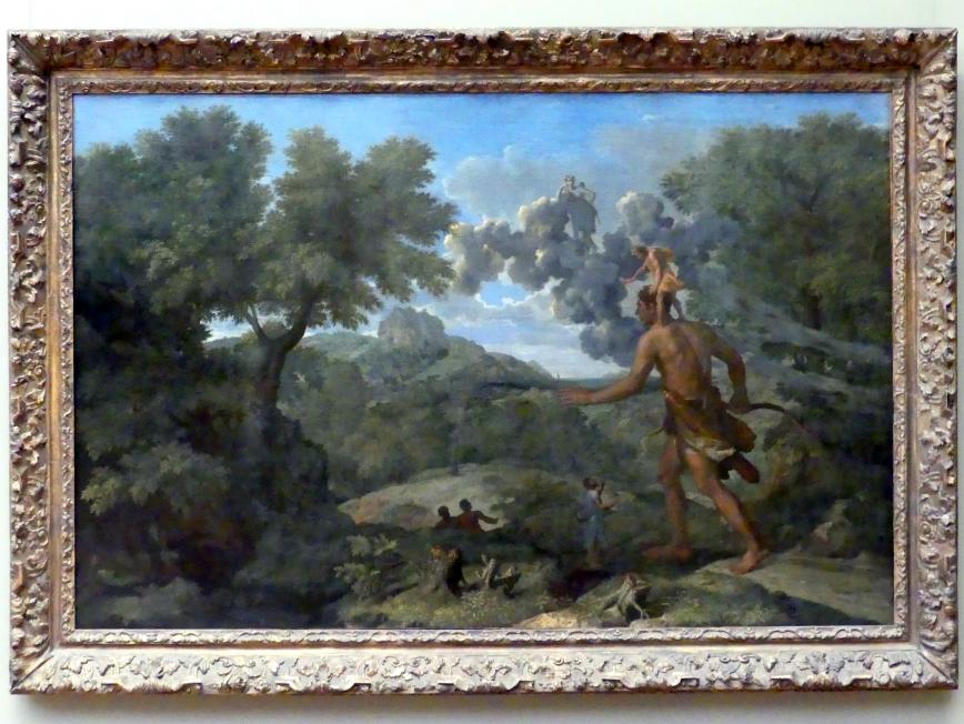 Nicolas Poussin (1624&ndash;1663), Der blinde Orion auf der Suche nach der aufgehenden Sonne, New York, Metropolitan Museum of Art (Met), Saal 634, 1658