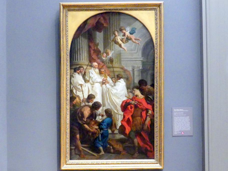 Pierre Subleyras (1733–1747), Messe des heiligen Basilius des Großen, New York, Metropolitan Museum of Art (Met), Saal 633, 1746