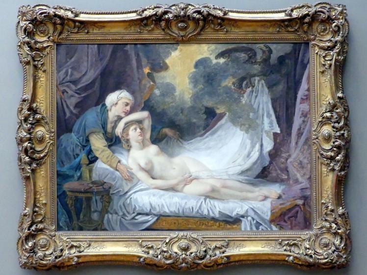 Jean-Baptiste Greuze (1754&ndash;1799), Ägina besucht von Jupiter, New York, Metropolitan Museum of Art (Met), Saal 631, um 1767&ndash;1769