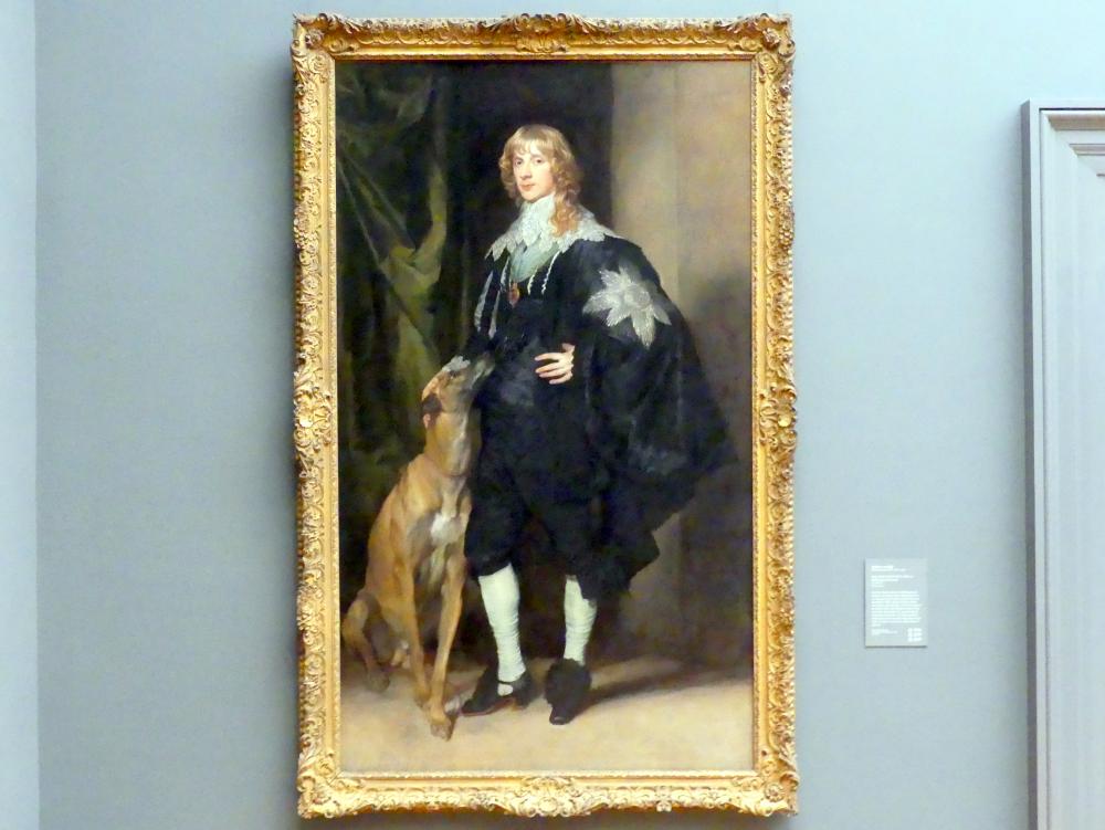 Anthonis (Anton) van Dyck (1614–1641), James Stuart (1612–1655), Herzog von Richmond und Lennox, New York, Metropolitan Museum of Art (Met), Saal 628, um 1633–1635