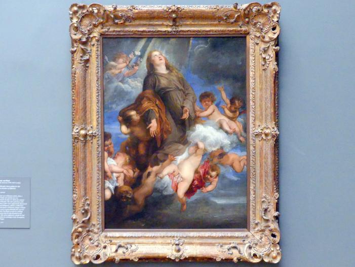 Anthonis (Anton) van Dyck (1614–1641), Die heilige Rosalie legt Fürbitte ein für das von der Pest heimgesuchte Palermo, New York, Metropolitan Museum of Art (Met), Saal 628, 1624