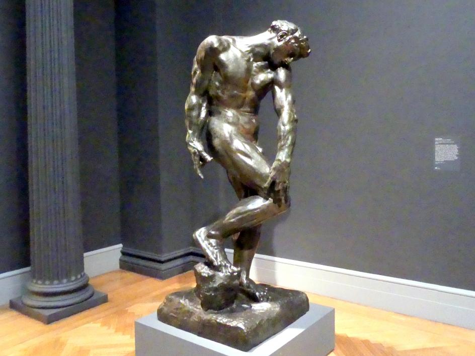 Auguste Rodin (1863–1917), Adam, New York, Metropolitan Museum of Art (Met), Saal 800, 1880–1881