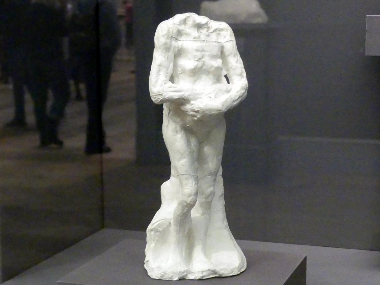 Auguste Rodin (1863&ndash;1917), Stehende alte Frau mit verschränkten Arme, New York, Metropolitan Museum of Art (Met), Saal 800, um 1885