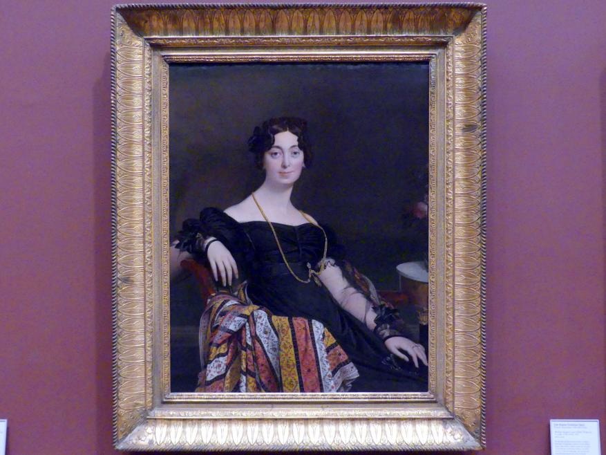 Jean-Auguste-Dominique Ingres (1805–1856), Madame Jacques-Louis Leblanc (Françoise Poncelle, 1788-1839), New York, Metropolitan Museum of Art (Met), Saal 801, 1823