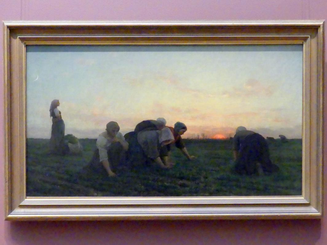 Jules Breton (1860–1868), Die Unkrautstecher, New York, Metropolitan Museum of Art (Met), Saal 802, 1868