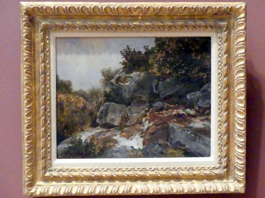 Théodore Rousseau (1827–1862), Fluss in der Auvergne, New York, Metropolitan Museum of Art (Met), Saal 802, um 1830
