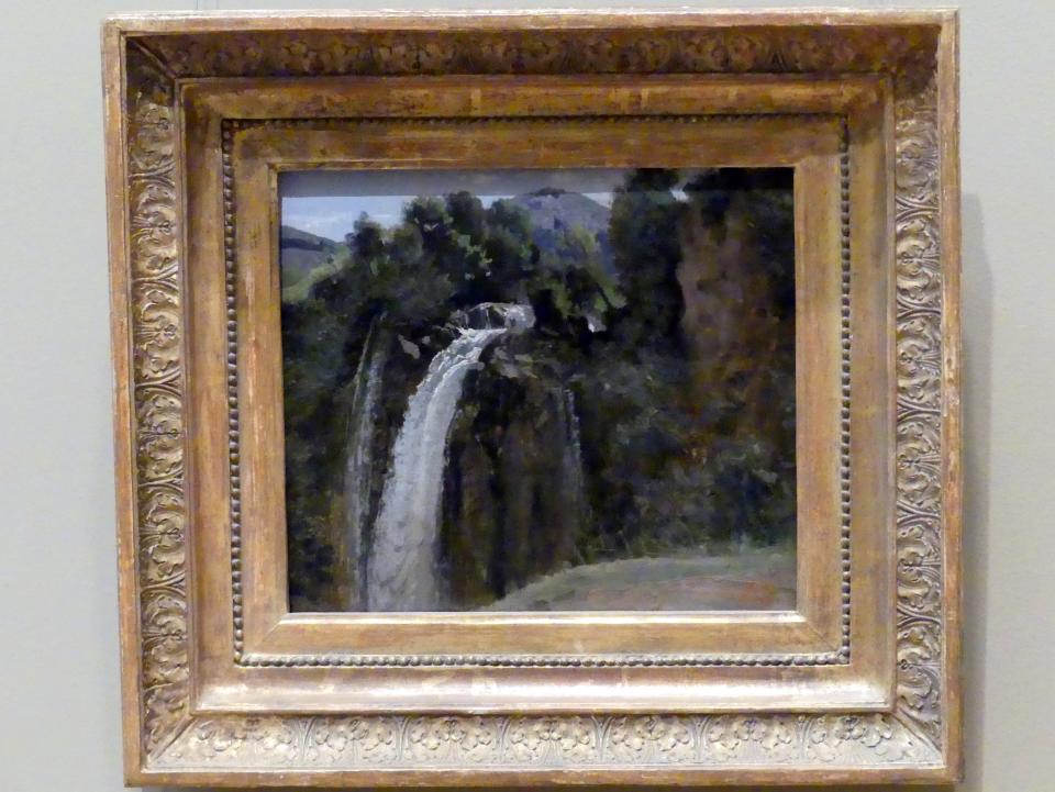 Jean-Baptiste Camille Corot (1823–1874), Wasserfall bei Terni, New York, Metropolitan Museum of Art (Met), Saal 803, 1826