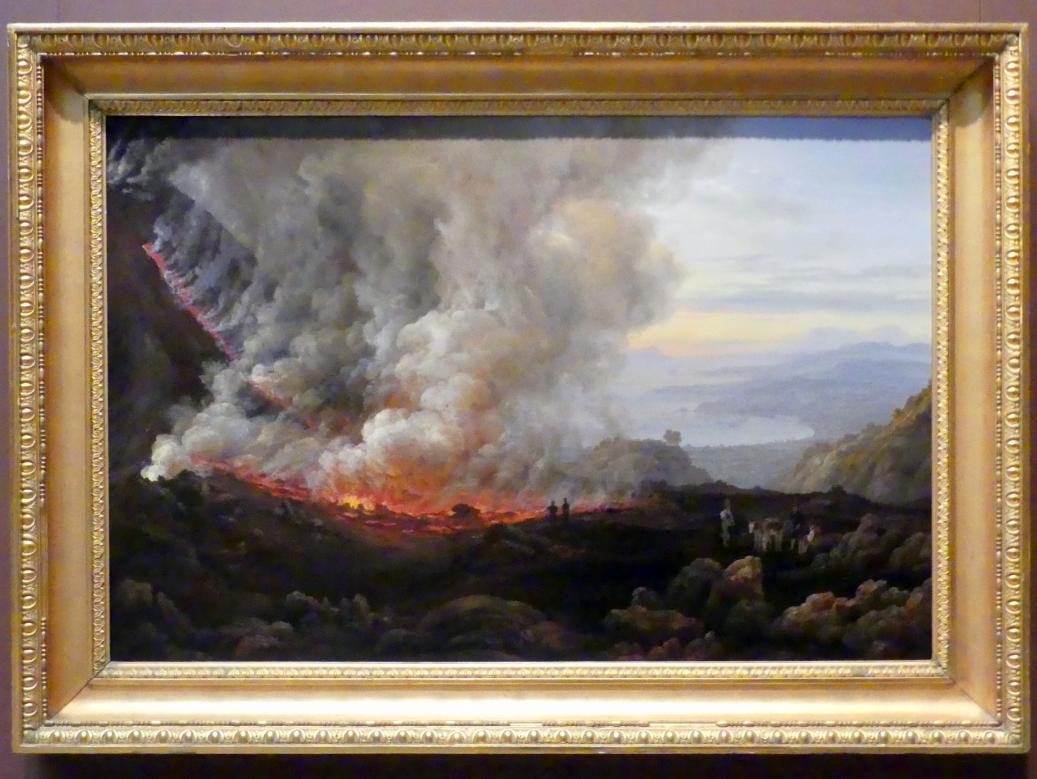 Johan Christian Clausen Dahl (1815&ndash;1852), Der Ausbruch des Vesuv, New York, Metropolitan Museum of Art (Met), Saal 807, 1824